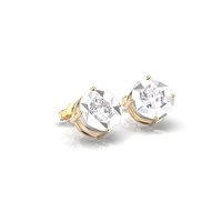 Orecchini Baroni Gioielli in Oro Diamante 0.1 Ct 4828B5-ORO GIALLO - 4828B5-ORO GIALLO